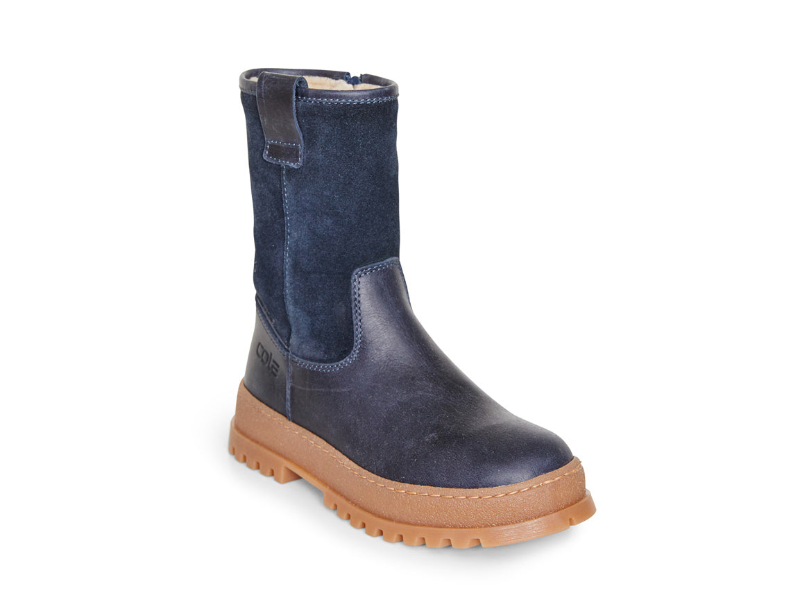 3814A halbhoher Stiefel mit Wollfutt