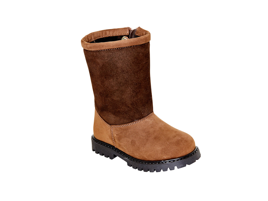 klassischer Stiefel kurz Lammfell 805