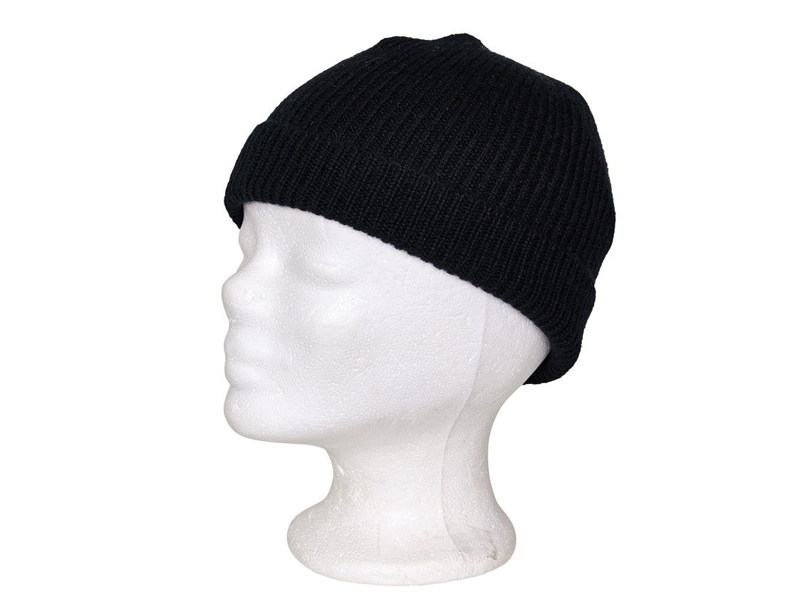 Kaschmir-Haube feine Rippe