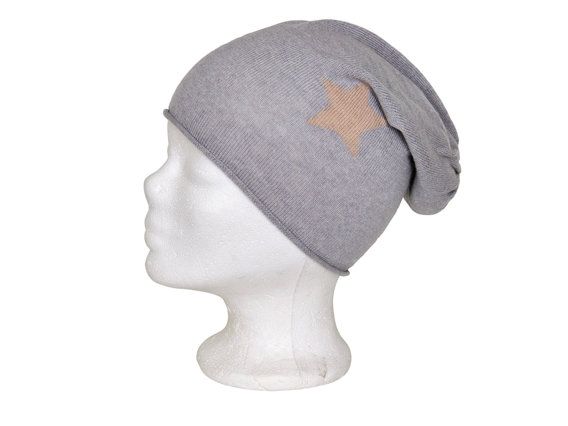 Kaschmir Schlumpfmütze Stern