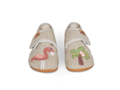 Babyklett Flamingo mit Palme 4103