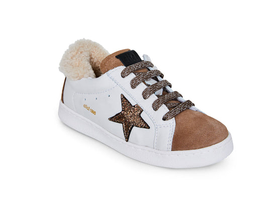 Sneaker zum Binden Zipp innen 20543